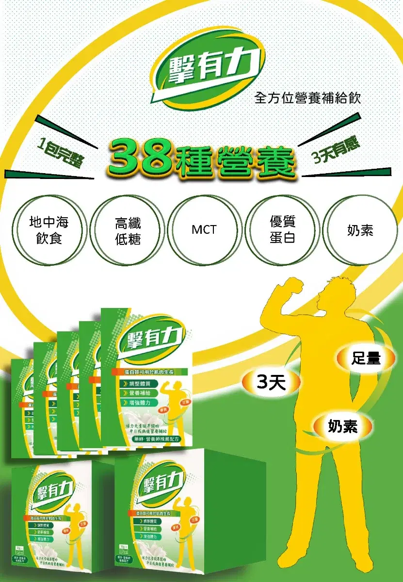 擊有力營養補給飲